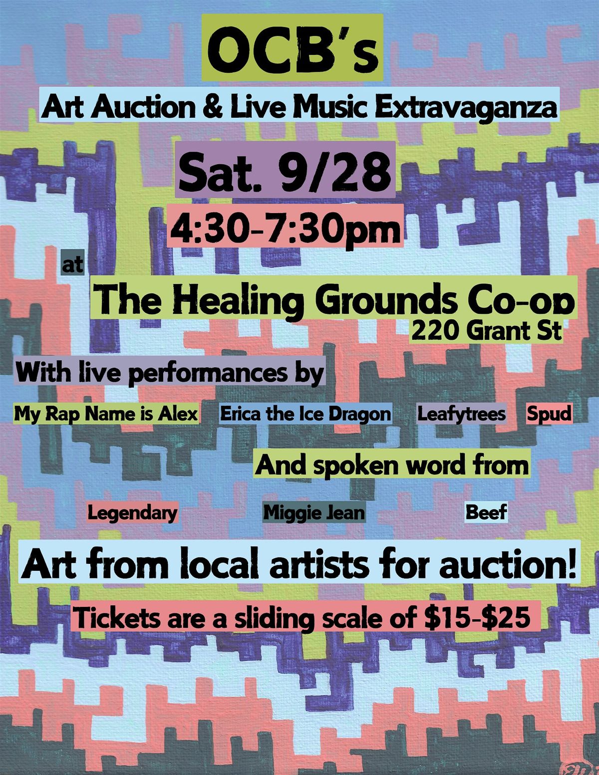 Our City Buffalo's Art Auction & Live Music Extravaganza