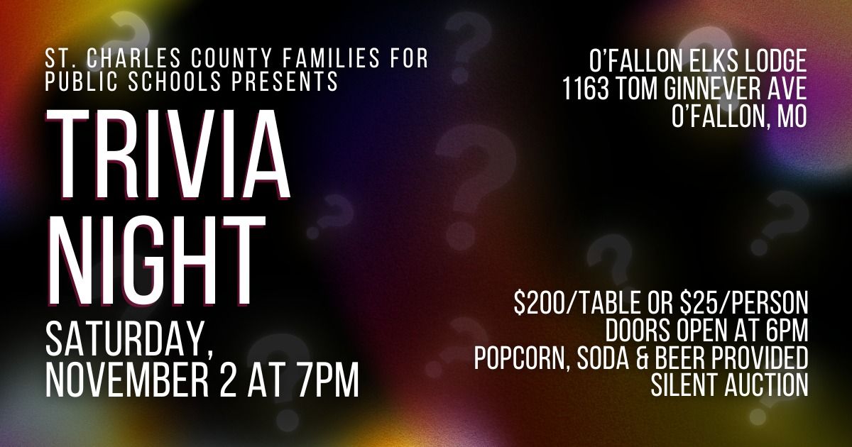 SCCFFPS Trivia Night 2024