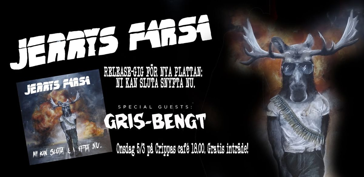 Jerrys Farsa - Releasegig!