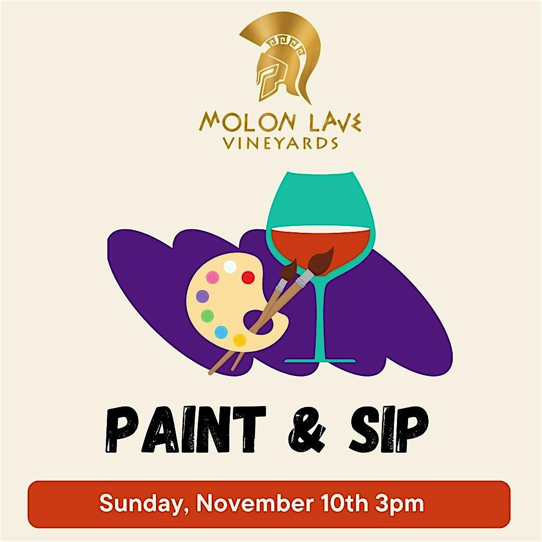 Paint & Sip at Molon Lave Vineyards