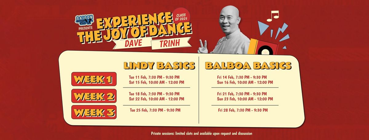 EXPERIENCE THE JOY OF DANCE WITH DAVE TRINH