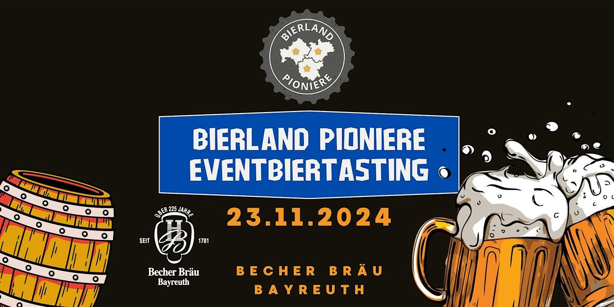 Bierland Pioniere Event Biertasting Becher Br\u00e4u