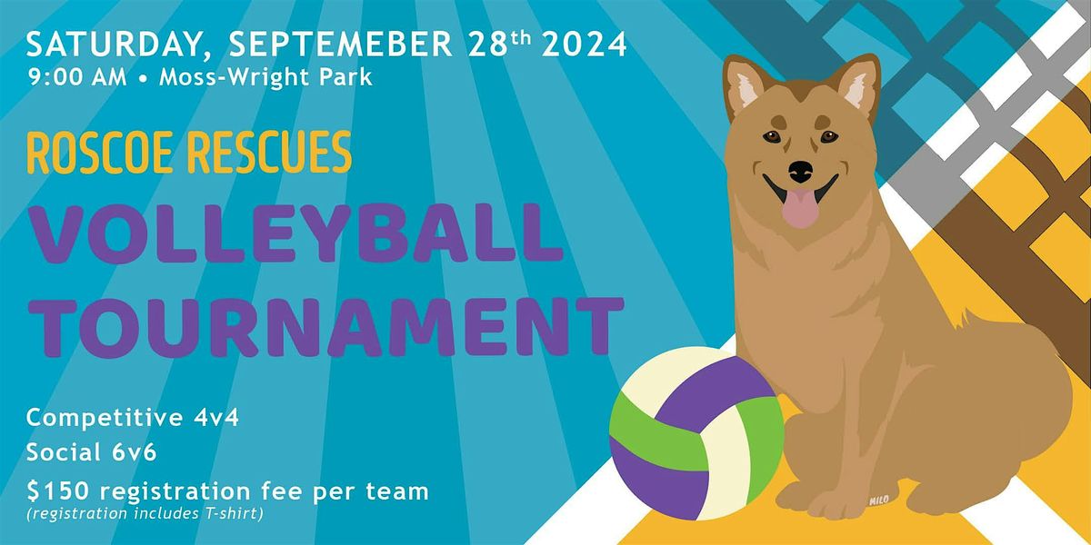 Roscoe Rescues 5th Annual Volleyball Tournament