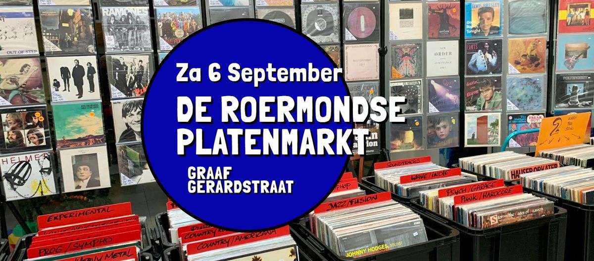 De Roermondse Platenmarkt - zaterdag 6 september, Graaf Gerardstraat Roermond