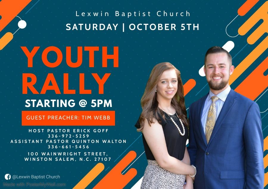 Lexwin Baptist Youth Rally 2024!