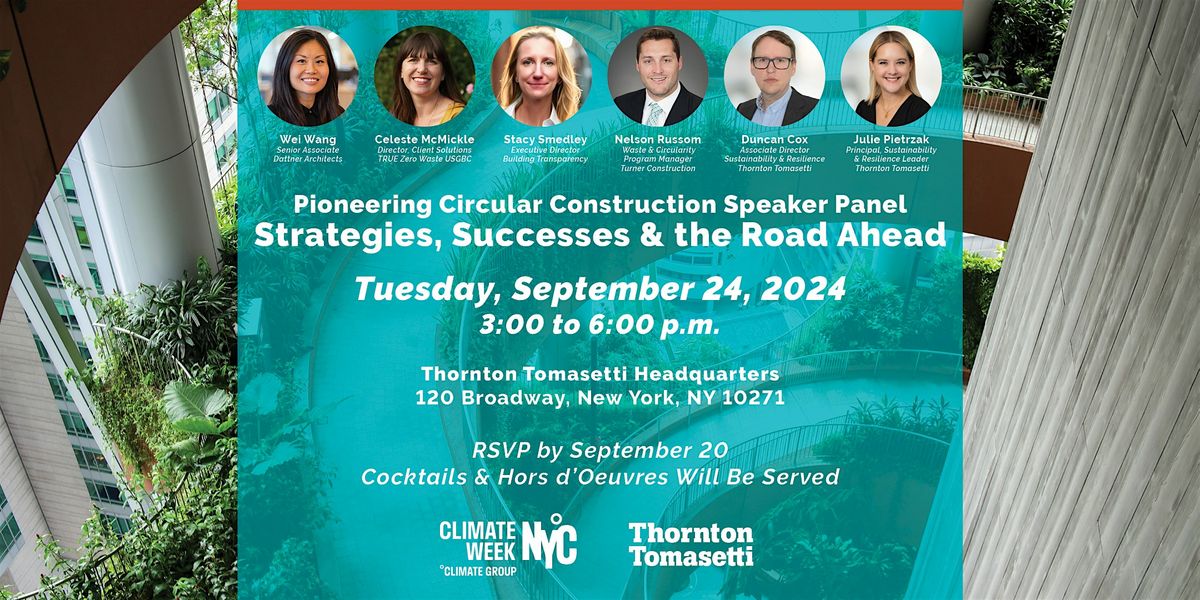 Pioneering Circular Construction Speaker Panel