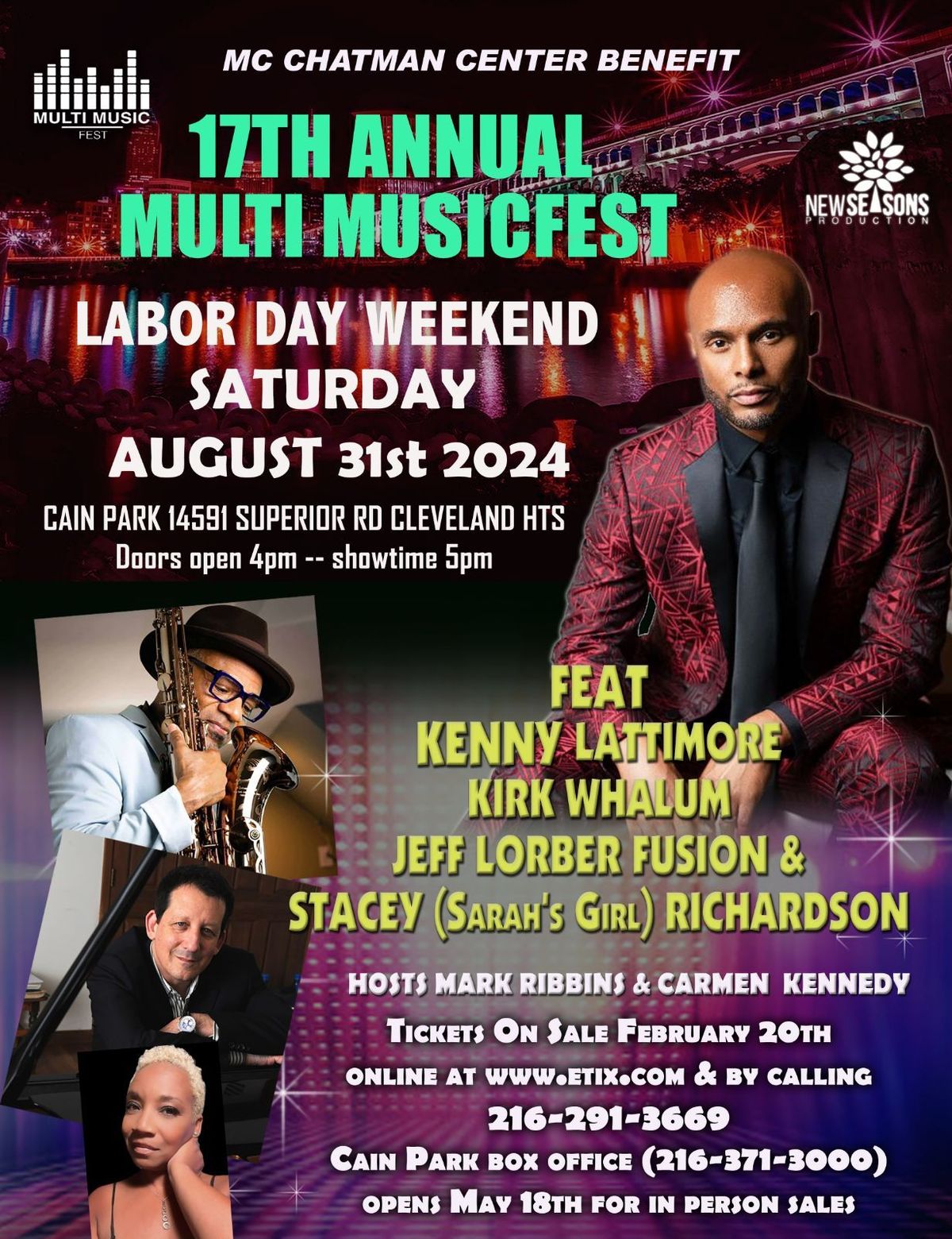 17th Annual Multi MusicFest featuring Jeff Lorber Fusion, Kirk Whalum, Kenny Lattimore and more