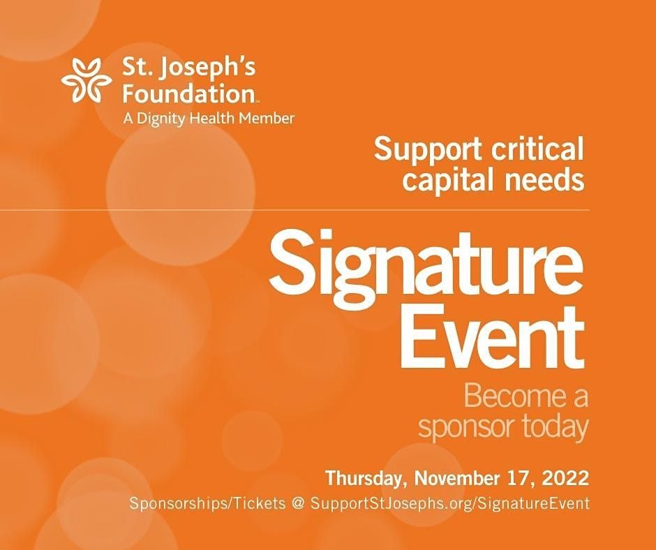 St. Joseph's 3rd Annual Signature Event