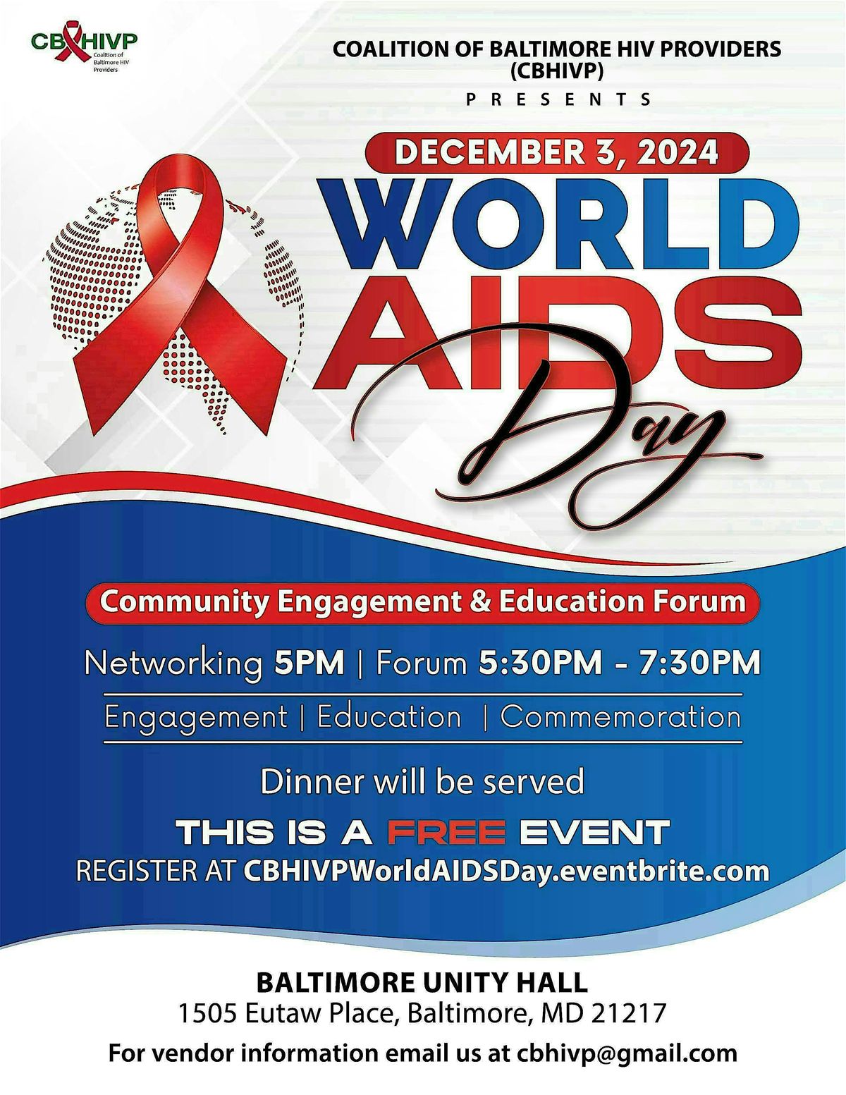 CBHIVP  World AIDS Day Community Engagement & Education Forum