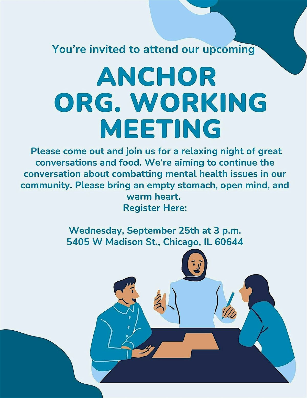 Anchor Org. Convening Meeting