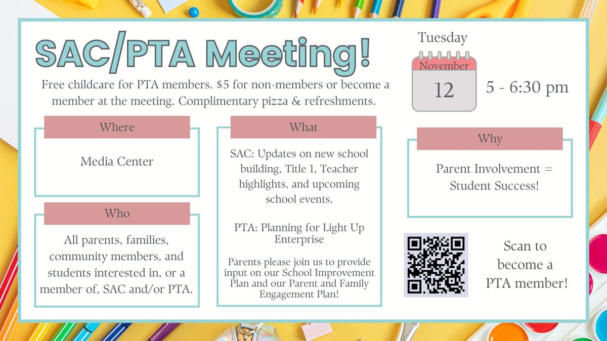 SAC\/PTA Meeting