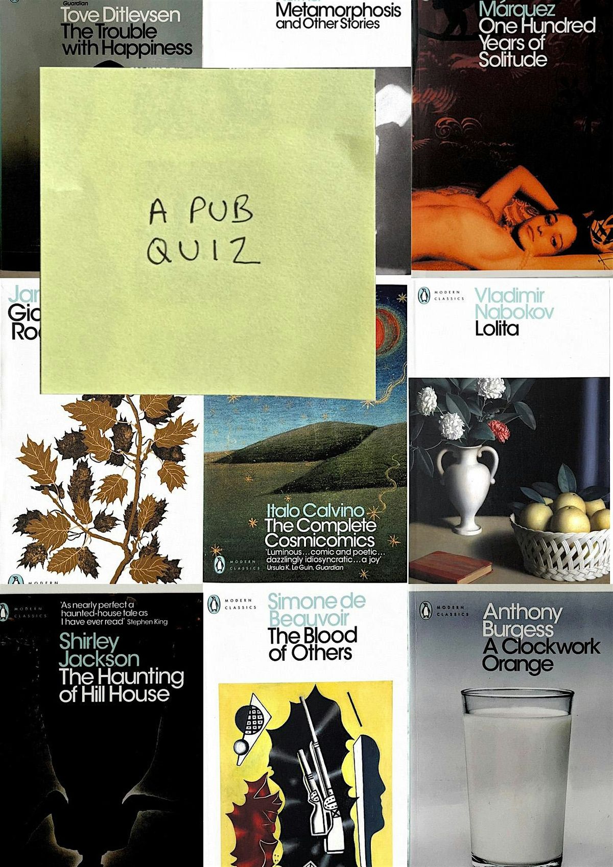 Buffy's x Penguin Classics Pub Quiz