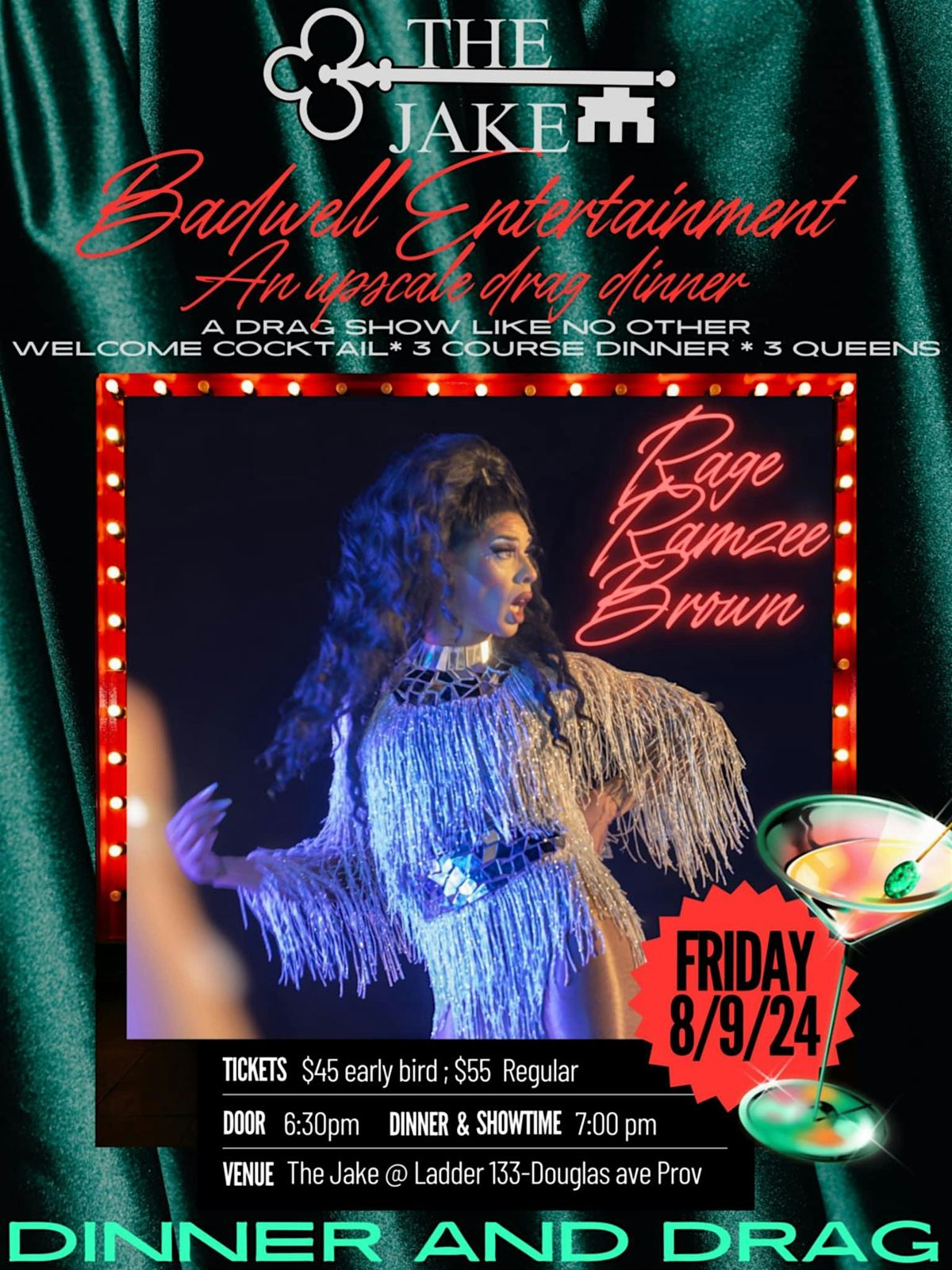 Upscale Dinner & Drag Experience (21+ event)