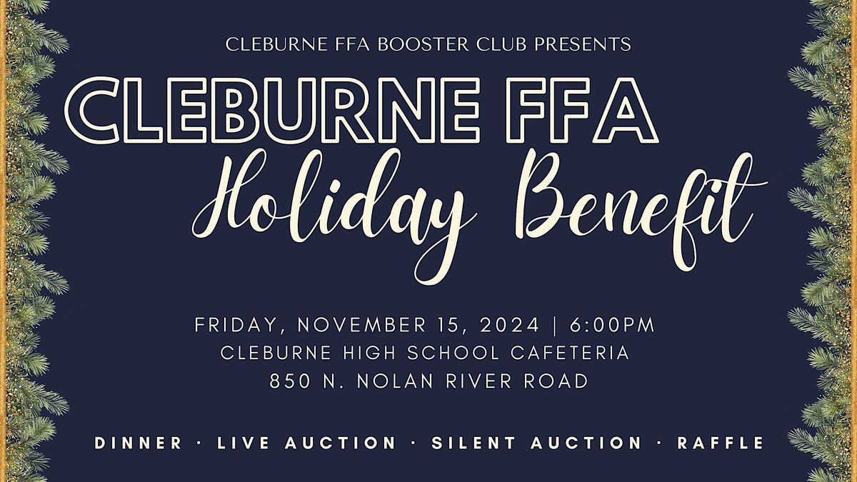 Cleburne FFA Holiday Benefit