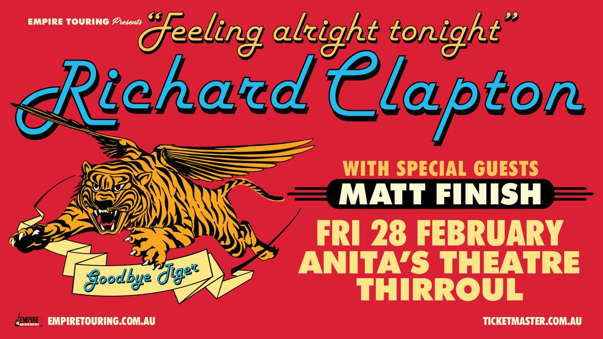 Richard Clapton - Friday 28th February - Anita's Theatre