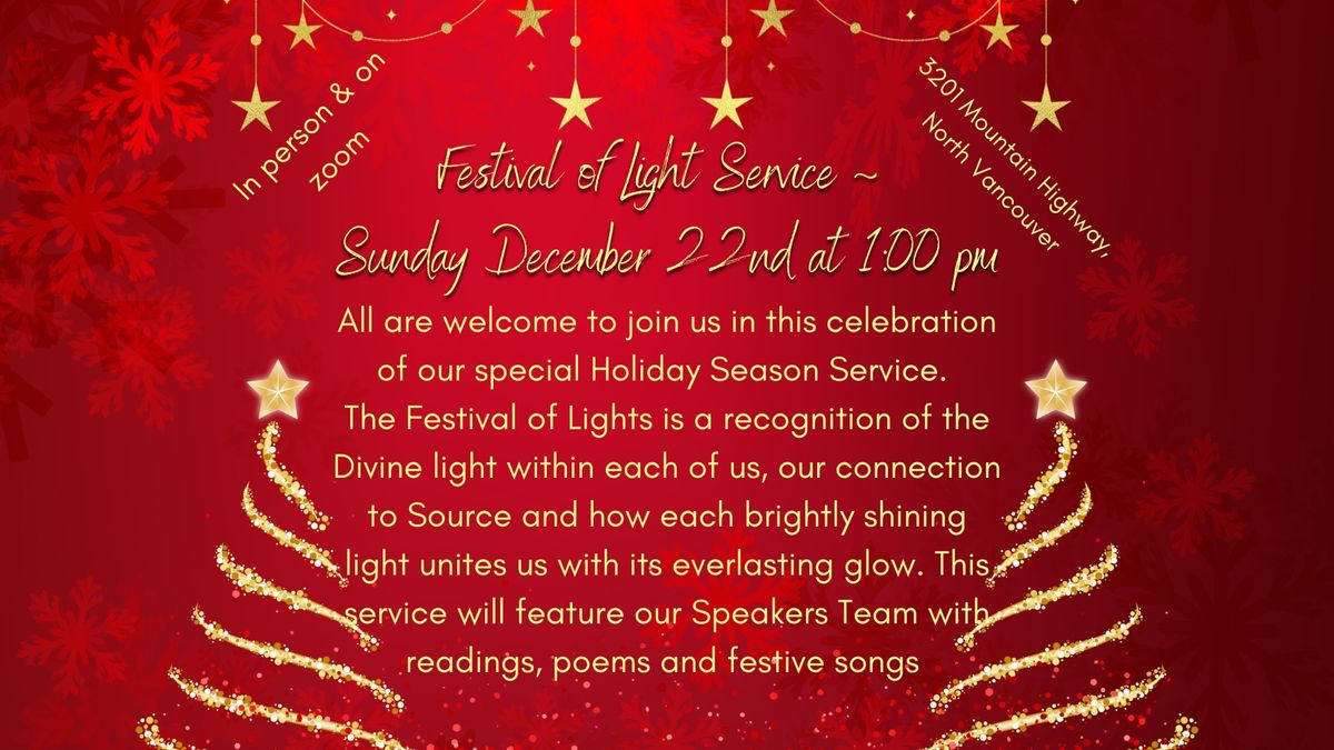 Festival of Light Service