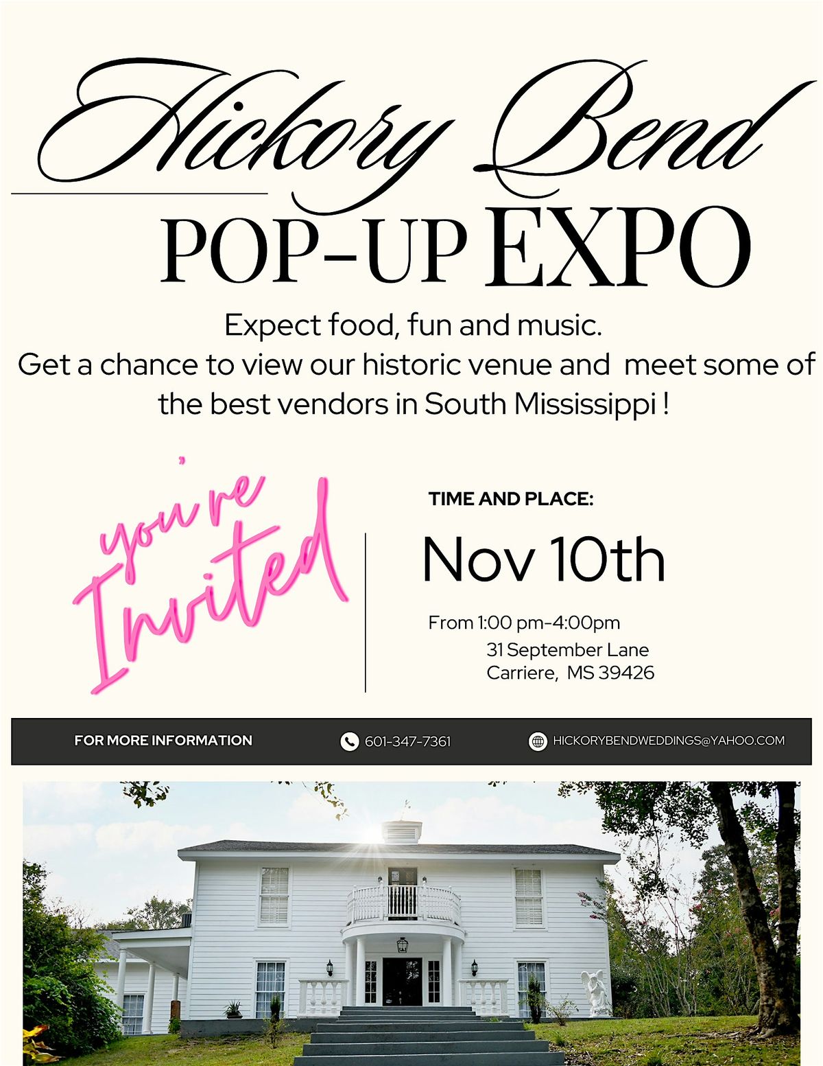 Hickory Bend Wedding and Event Expo