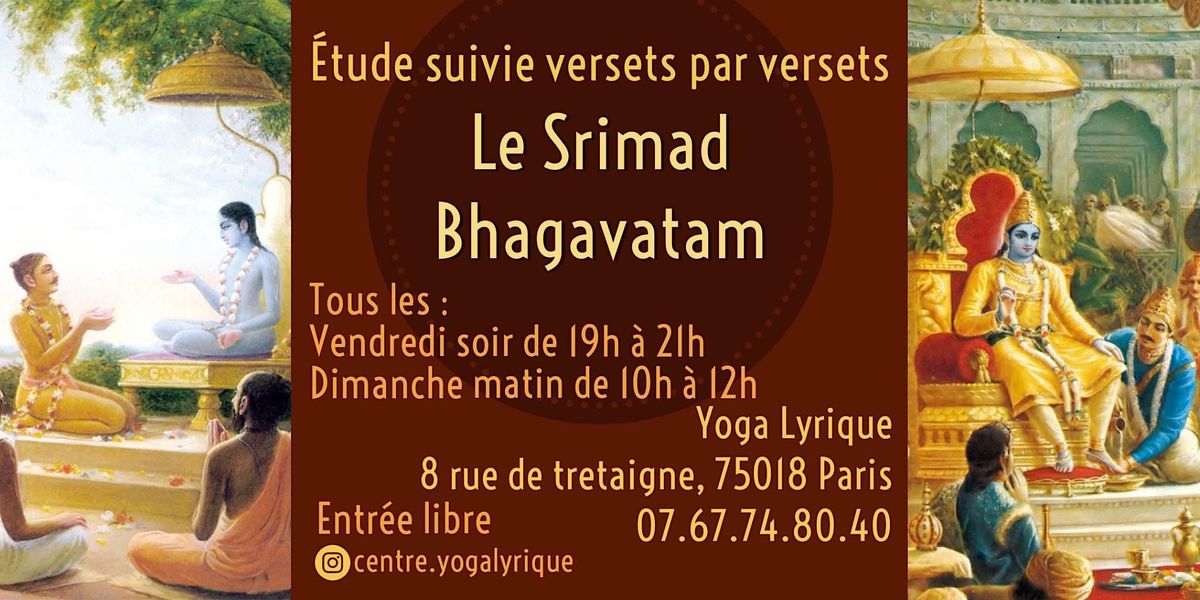 \u00c9tude du Srimad Bhagavatam