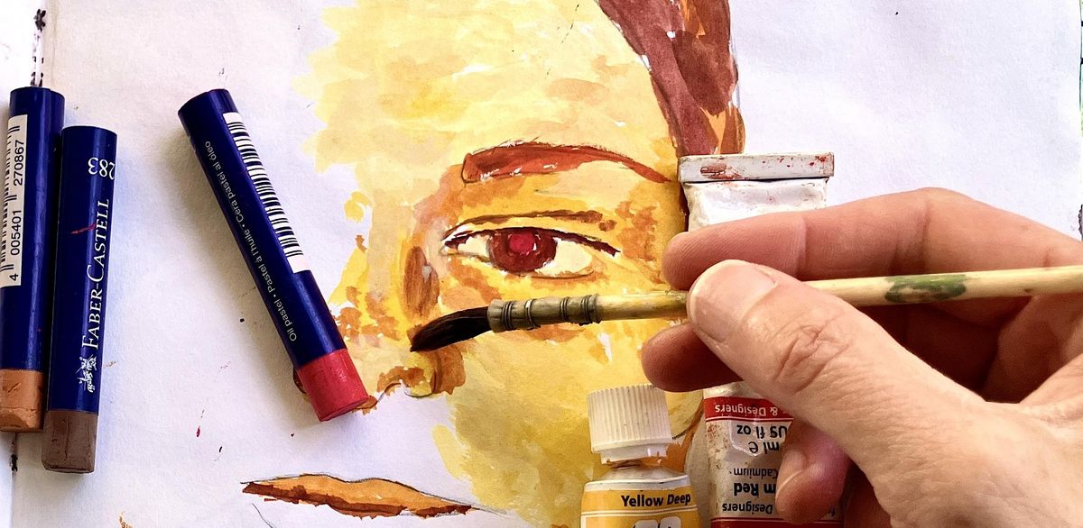 Drawing and Painting with Bridget- ages 9 - 13 years