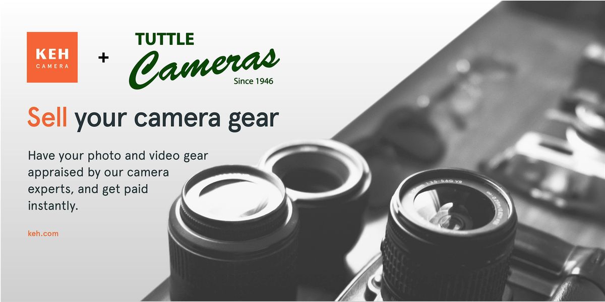Sell your camera gear (free event) at Tuttle Cameras