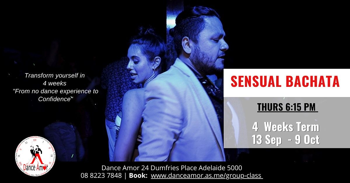 Sensual Bachata Beginners Dance Class Adelaide - Thursday 6:15 PM