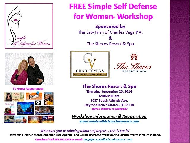 FREE Simple Self Defense for Women Workshop