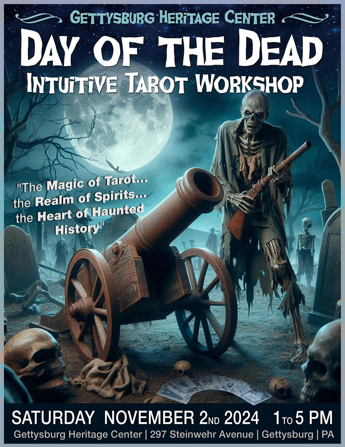 Day of the Dead Intuitive Tarot Workshop in Gettysburg