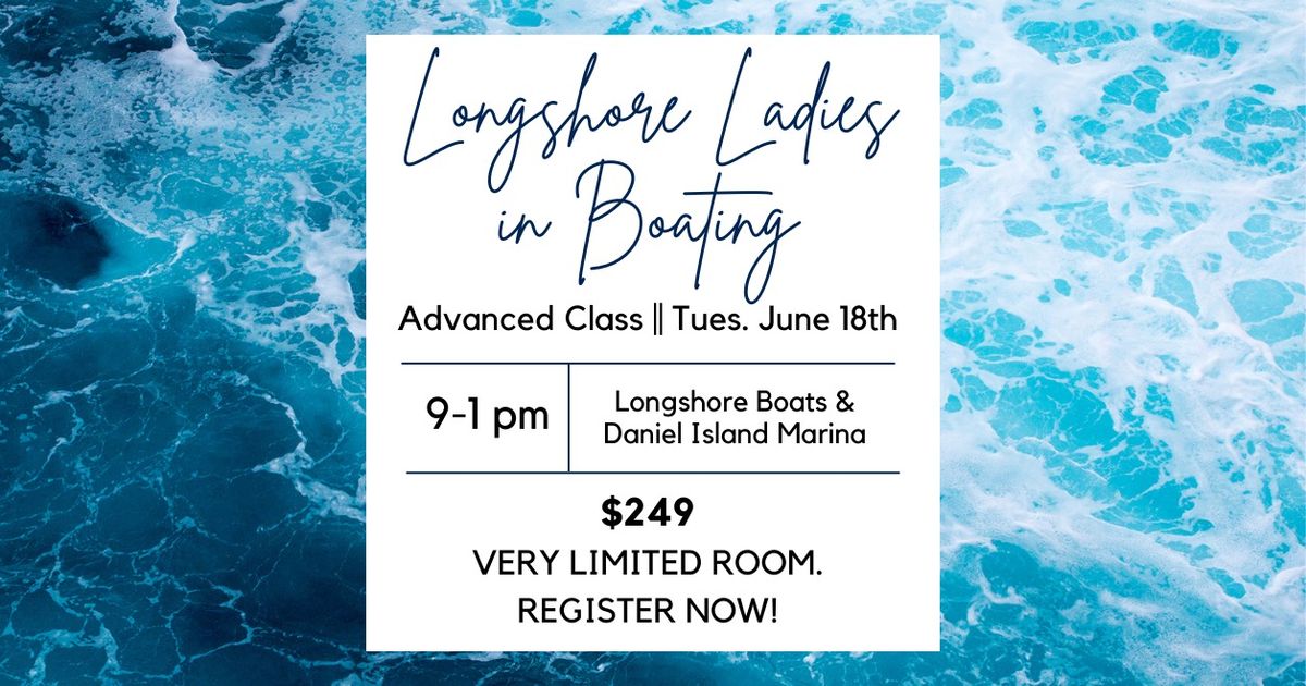 Longshore Ladies in Boating Advanced Class