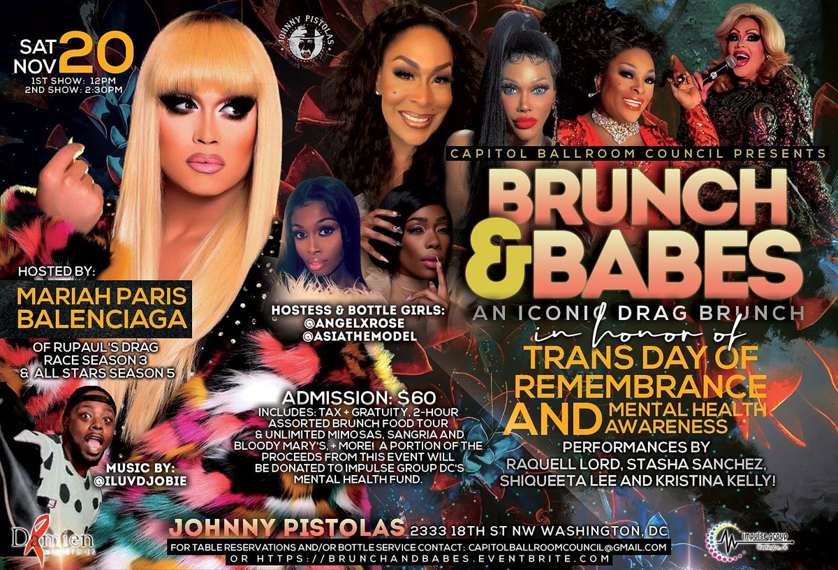 Brunch & Babes An Iconic Drag Brunch!, Johnny Pistolas, Washington, 20 November 2021