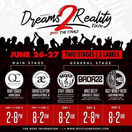 DREAMS 2 REALITY TOUR