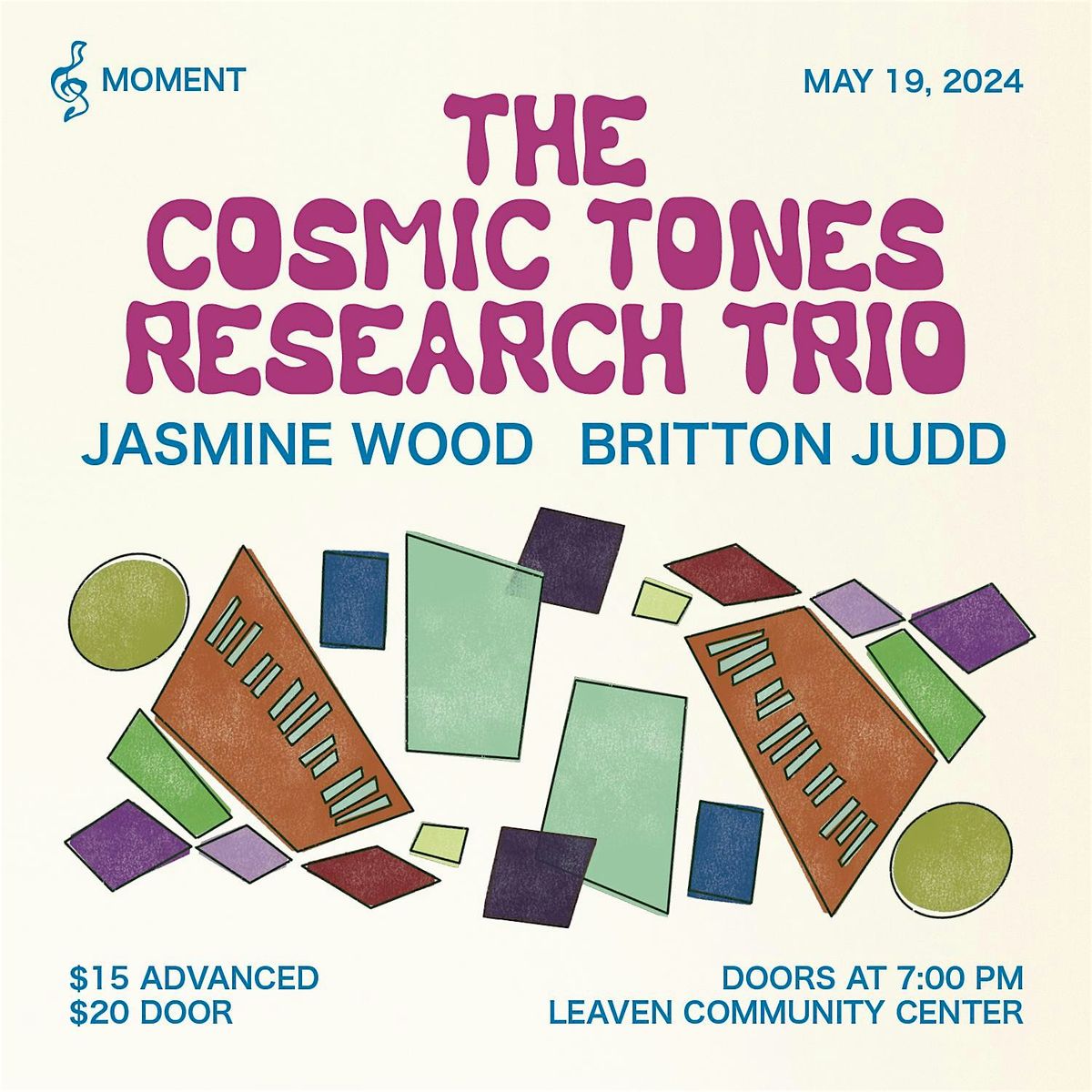 Moment - Cosmic Tones Research Trio, Jasmine Wood, Britton Judd