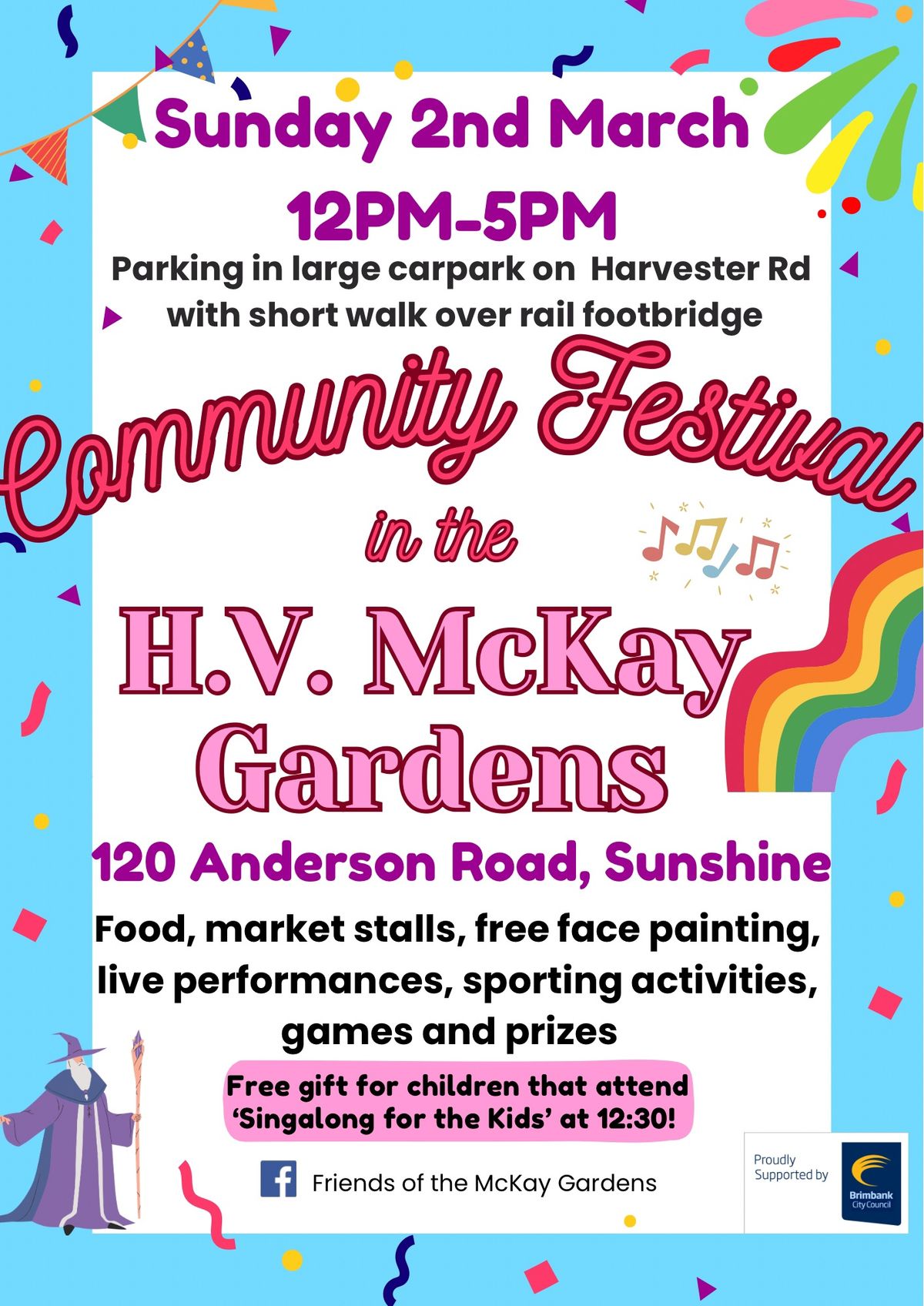 Community Festival in the H.V. McKay Gardens