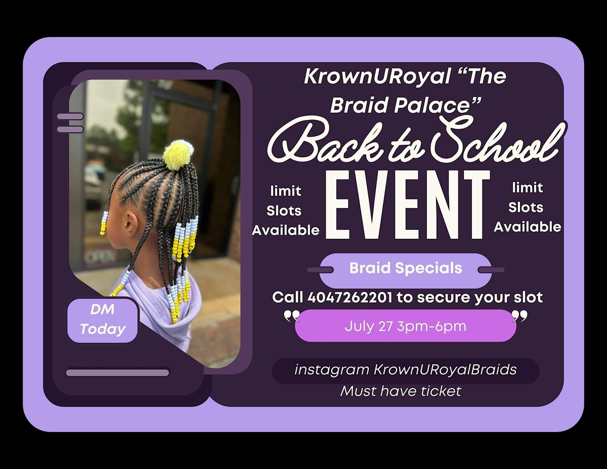 Back to School Event\/Grand Opening