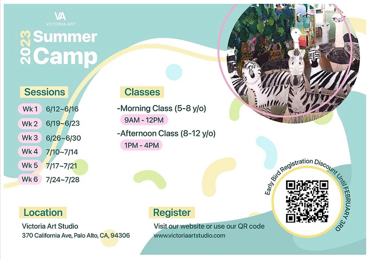 2023 Summer Art Camp Session 1- Morning