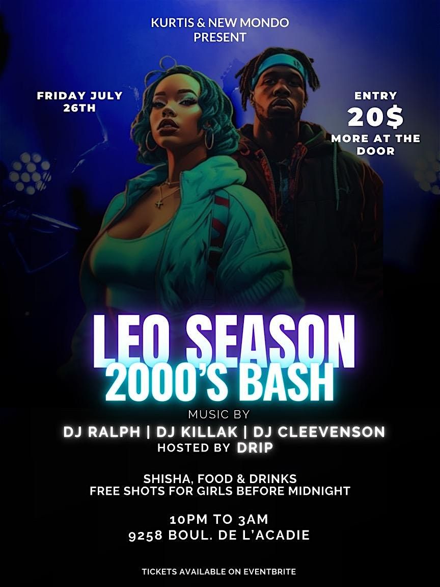 LEO SEASON 2000s BASH