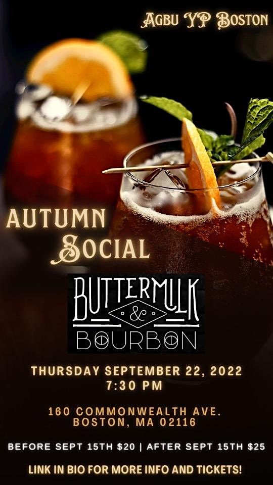 Fall Social at Buttermilk & Bourbon, Buttermilk & Bourbon, Boston, 22