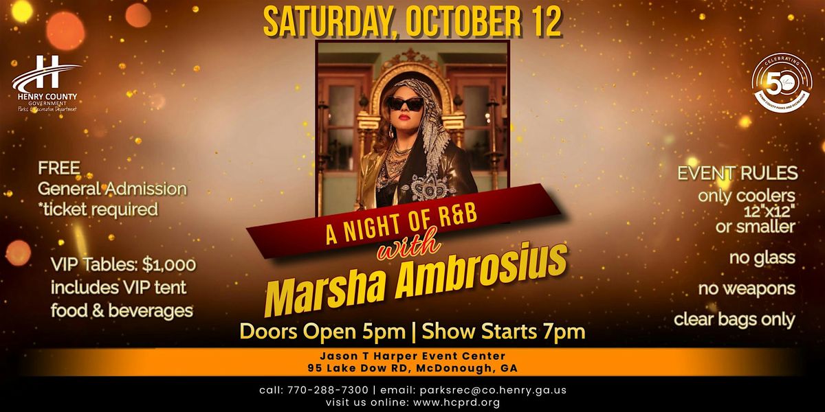 A Night of R&B with Marsha Ambrosius