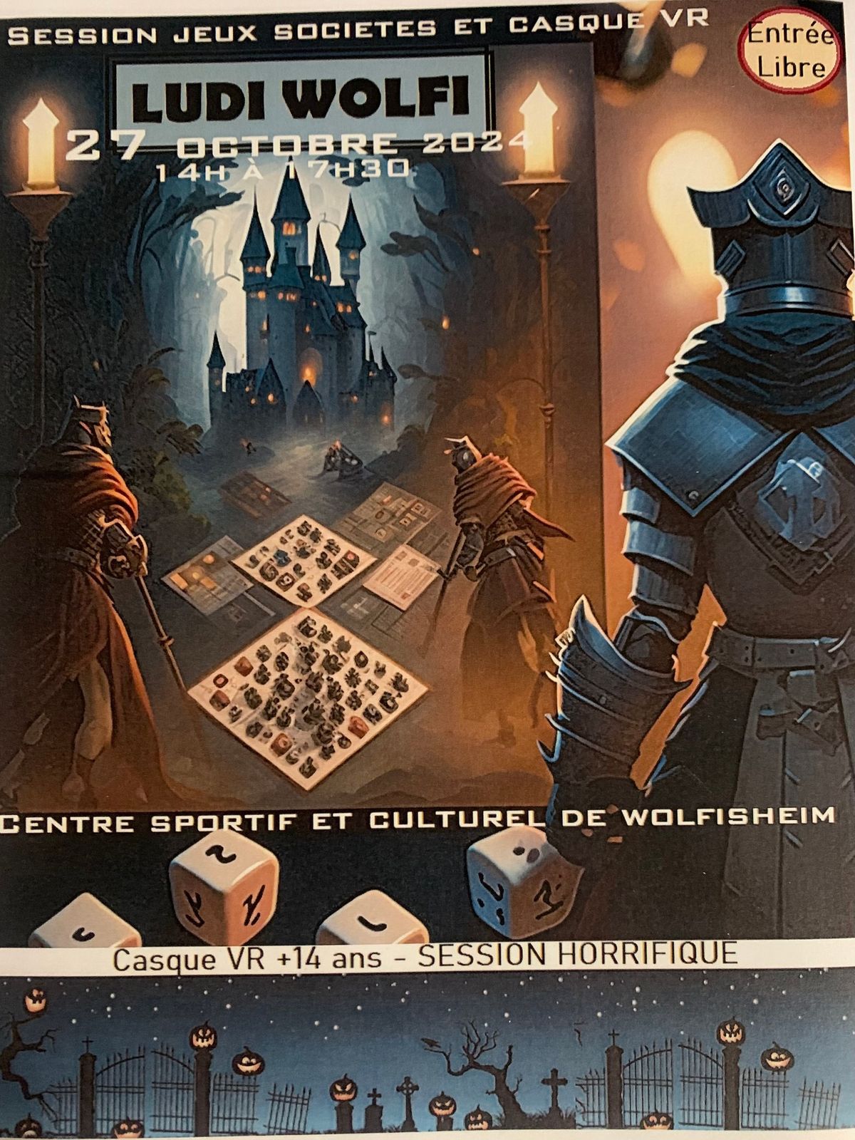 Session mensuelle : jeux esprits d\u2019Halloween 