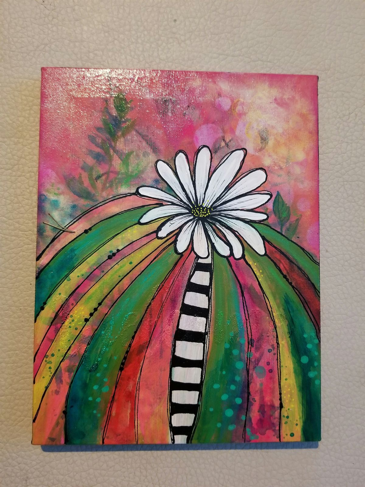 CREATIVE COLORFUL CACTUS PAINTING CLASS