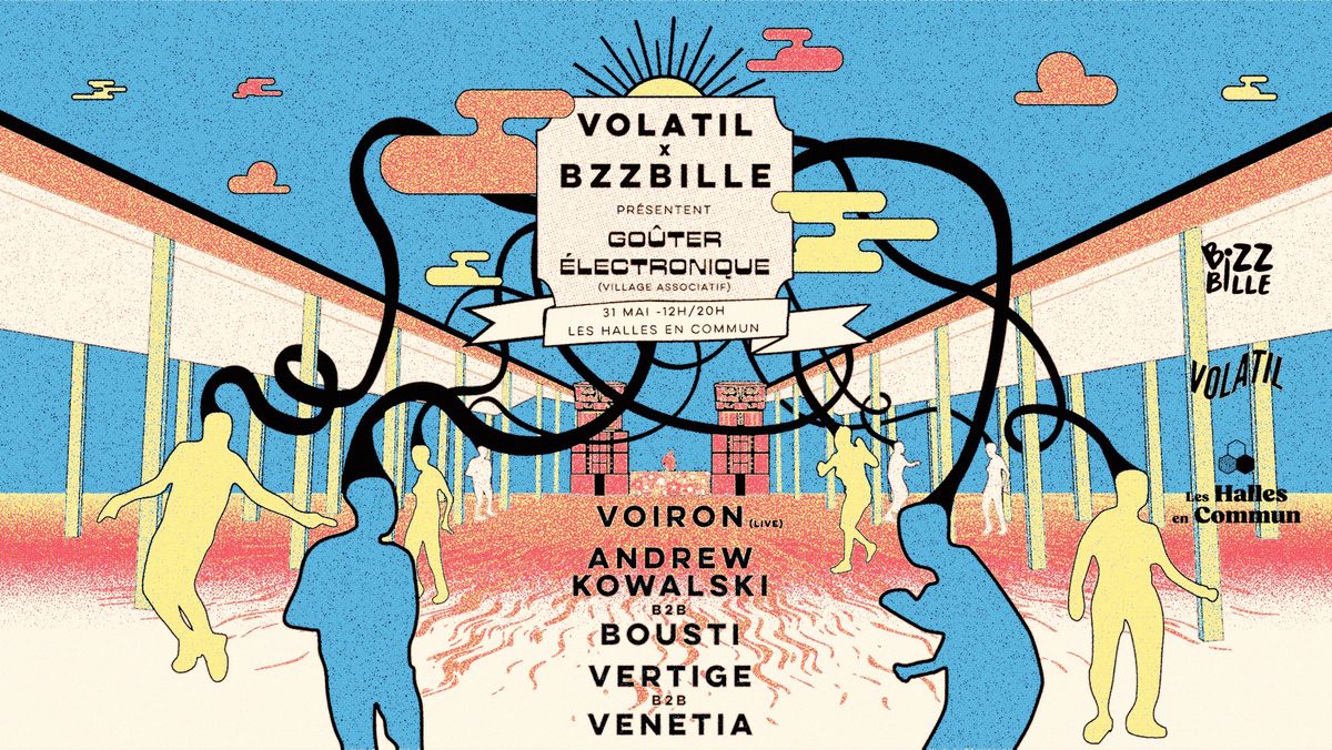 OPEN AIR \u2022 Go\u00fbter \u00c9lectronique : Volatil x Bzzbille aux Halles en Commun