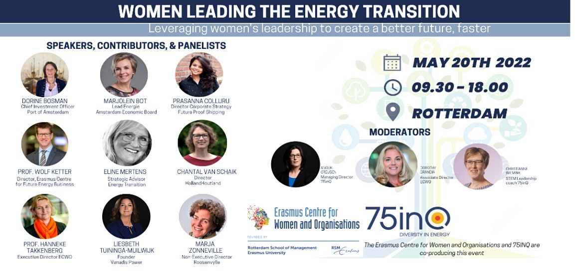Women Leading the Energy Transition, De Forumzaal, Van der Goot