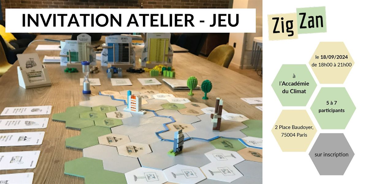 Atelier-Jeu \u00a9 Zig Zan \u00e0 l'Acad\u00e9mie du Climat - 18 septembre 2024