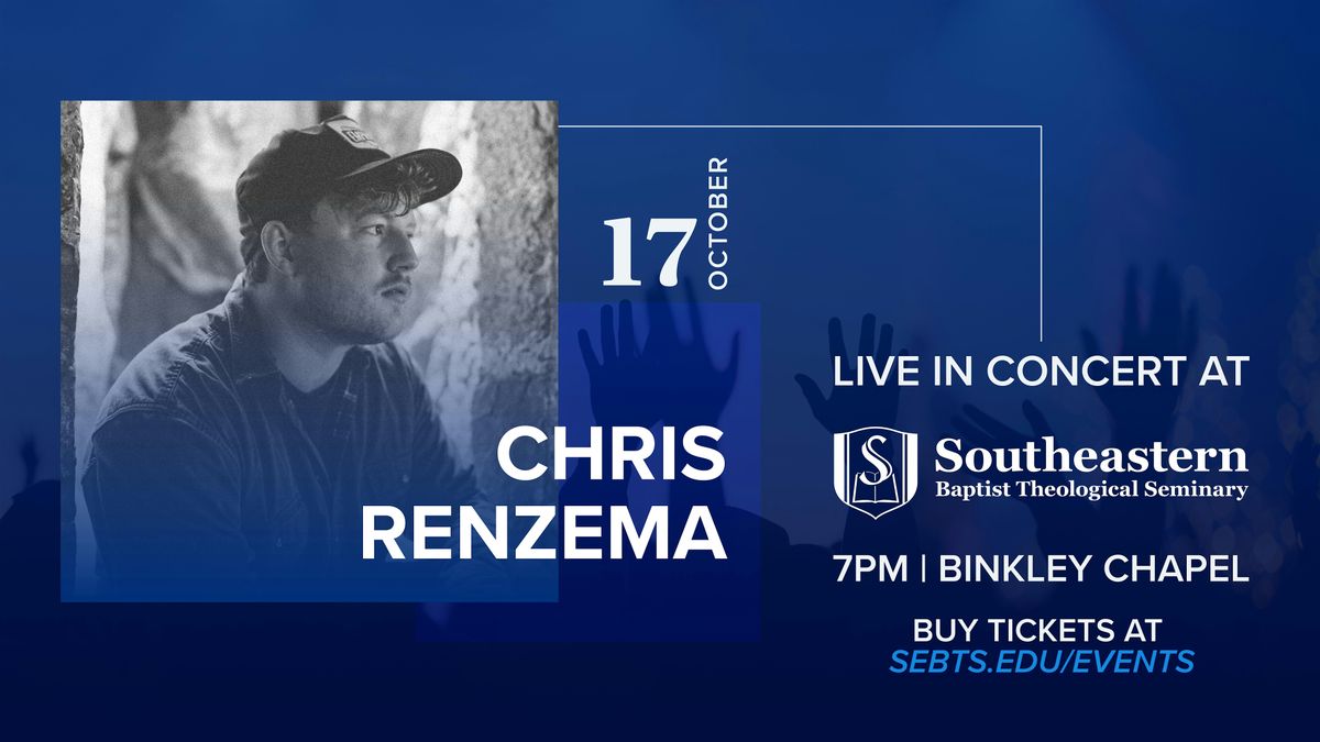 Southeastern Concert Series featuring Chris Renzema