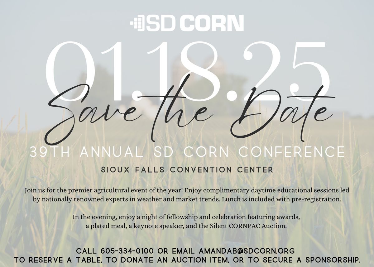 39th Annual SD Corn Conference