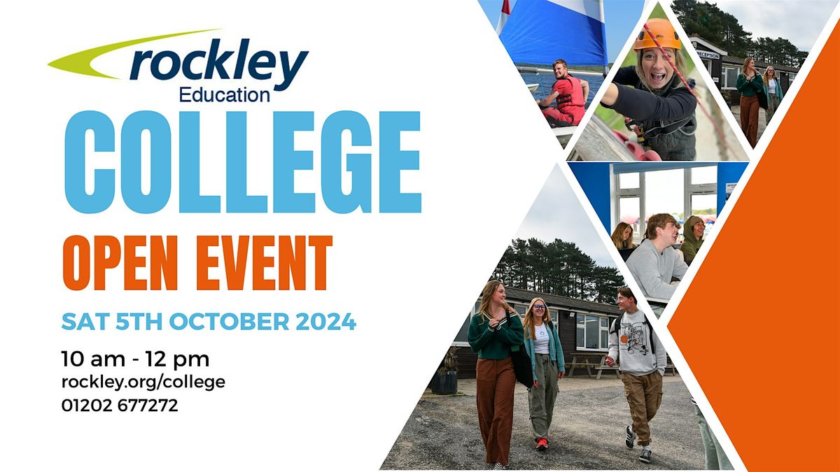 Rockley College Open Event Saturday 5 October 2024