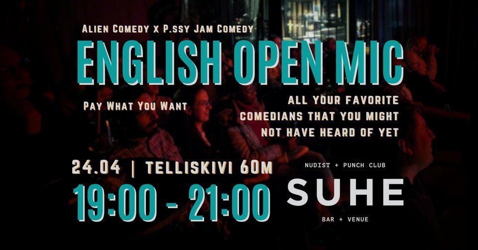 Standup Comedy in English - Telliskivi Open Mic