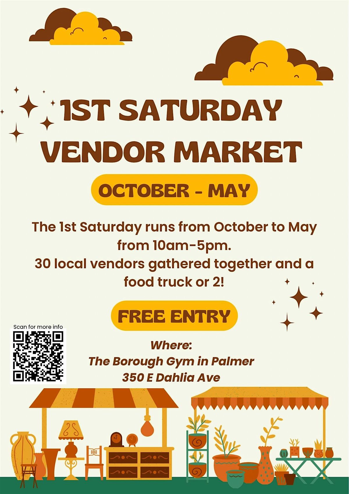 April 1st Saturday Vendor Market