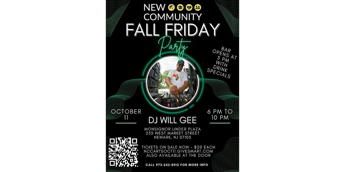 New Community Arts Fall Friday Party