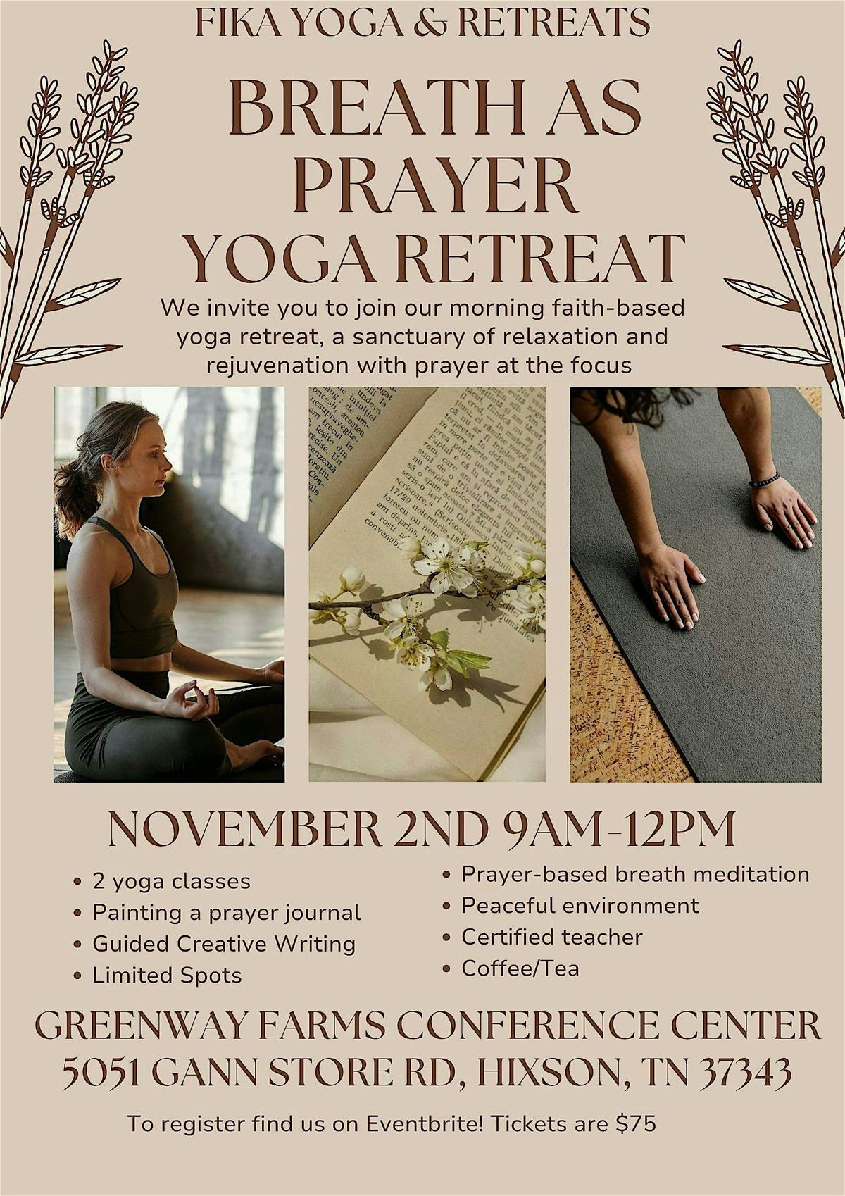 Breath as Prayer Yoga Retreat