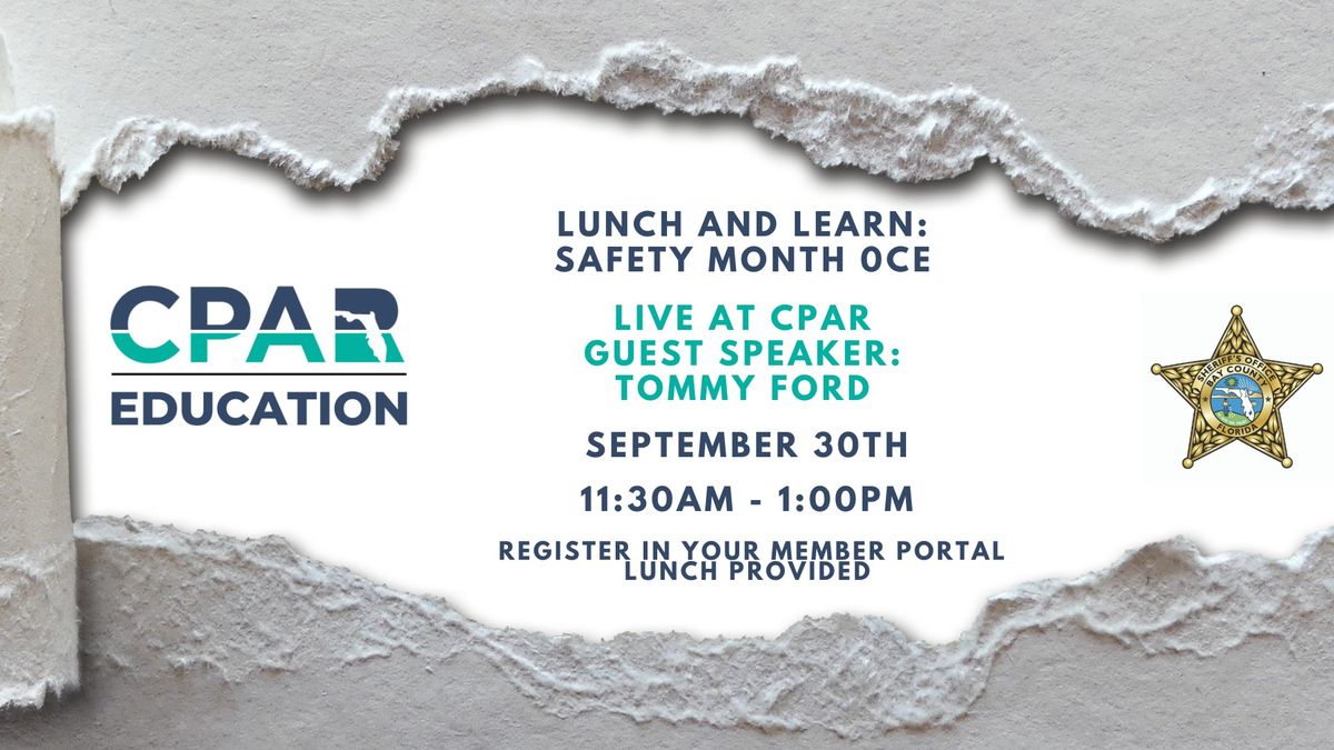 Lunch and Learn: REALTOR Safety with BCSO 